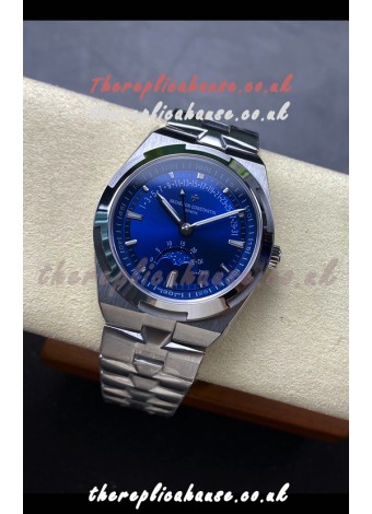 Vacheron Constantin Overseas True Moon Phase Steel Blue Dial Swiss Replica Watch 