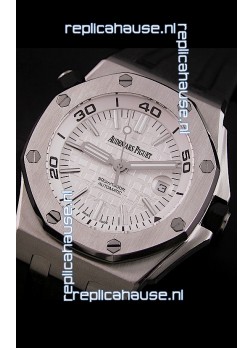 Audemars Piguet Royal Oak Scuba Swiss Watch in White Dial