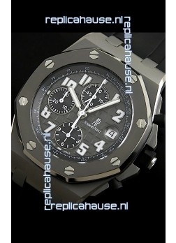 Audemars Piguet Chronopassion Titanium Swiss Watch - Secs hands at 12 O'Clock