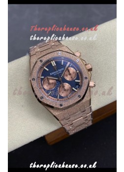 Royal Oak Chrono 26240 Frosted Rose Gold Super Clone Watch