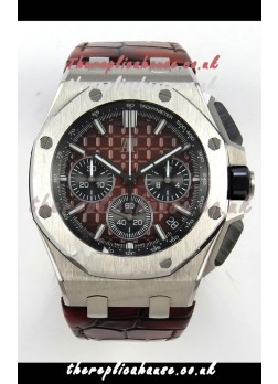 Royal Oak Offshore Chronograph 26420 Brown Dial Super Clone Watch 