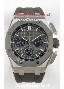 Royal Oak Offshore Chronograph 26420 Titanium Grey Dial Super Clone Watch 