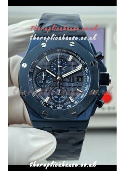 Royal Oak Offshore Blue DLC Coating Chronograph Super Clone Watch 