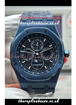 Royal Oak Perpetual Calendar Super Clone Blue Ceramic Replica Watch