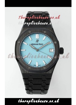 Royal Oak 15500 Tiffany Blue Dial Ceramic Super Clone Watch 