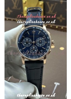 AP CODE 11.59 26393 Rose Gold Chrono Blue Dial Super Clone Watch 