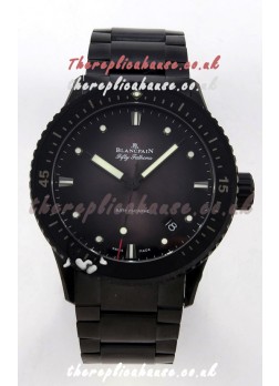 Blancpain Fifty Fathoms Ceramic Case Grey Dial Super Clone Watch 
