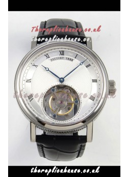 Breguet Classique Tourbillon Stainless Steel Roman Dial Super Clone Watch 