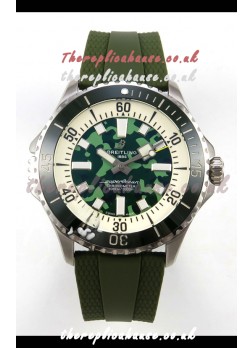 SuperOcean 46 E10379D31L1S1 Super Diver Green CAMO Super Clone Watch 