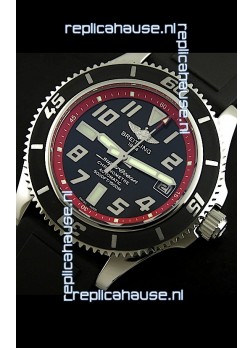 Breitling Superocean Swiss Replica Watch in Black Dial - Ultimate Mirror Replica