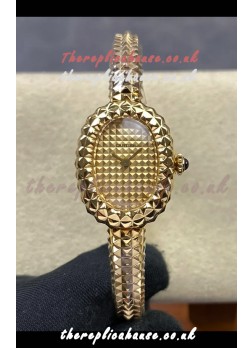 Baignoire De Cartier Yellow Gold Super Clone Quartz Replica Watch