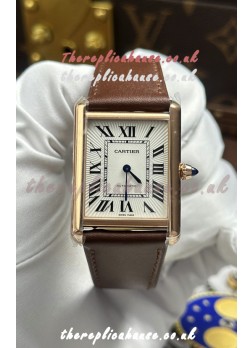 Cartier Tank Louis Automatic 27mm in Yellow Gold Super Clone Watch 