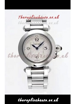 Pasha De Cartier Steel Casing Watch 30MM Super Clone Watch 