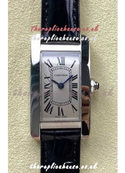 Cartier Tank Americaine Swiss Quartz 19mm Steel Casing Swiss Replica Watch 