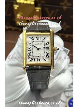 Cartier Tank Louis Automatic 27mm in Yellow Gold Super Clone Watch 