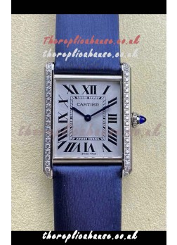 Cartier Tank Louis 25MM Swiss Quartz Movement Blue Strap 