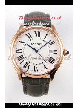 Cartier Ronde Louis 40 Rose Gold Super Clone Watch 