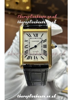 Cartier Tank Louis Automatic 27mm in Yellow Gold Super Clone Watch 