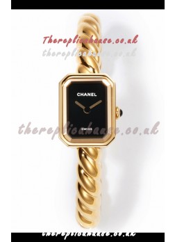 Chanel Premiere Galon Gold Swiss Quartz Watch  