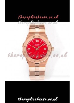 Chopard Alpine Eagle Rose Gold Red Dial Super Clone Replica Watch