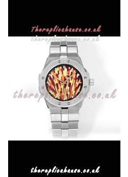 Chopard Alpine Eagle Stainless Steel Fiery Dial Super Clone Replica Watch