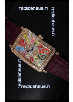 Franck Muller Master of Complications Long Island Ladies Watch in Pink Gold
