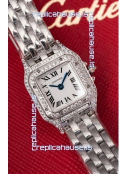 Cartier PANTHERE Superclone 20MM Swiss Replica Watch in Steel Case