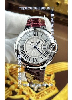 Ballon De Cartier Swiss Automatic 1:1 Mirror Quality 33MM in White Dial 