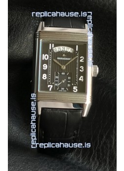 Jaeger-LeCoultre Reverso Super Clone Black Dial Swiss Replica Watch 