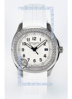 Patek Philippe Aquanaut 5267 White Dial Swiss Quartz Movement Replica Watch 