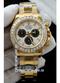 Rolex Daytona Super Clone 116519LN Meteorite Dial Cal.4131 Movement - Yellow Gold Casing