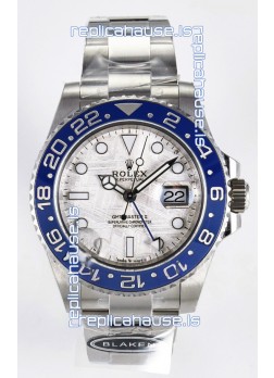 Rolex GMT Masters II Super Clone 126716 "Blaken" 904L Steel Meteorite Dial Watch  