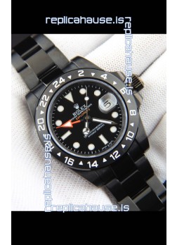 Rolex Explorer II Japanese Movement Replica Watch in PVD Coating Watch 