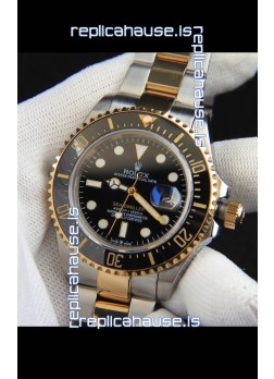 Rolex Sea Dweller Japanese Movement Replica Watch Two Tone Casing 43MM