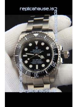 Rolex Sea Dweller Japanese Movement Replica Watch Black Dial 44MM