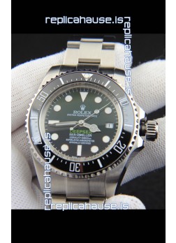 Rolex Sea Dweller Japanese Movement Replica Watch Black Dial 44MM