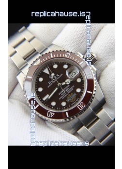 Rolex Submariner Harley-Davidson Japanese Replica Watch 904L Steel Brown Dial Watch 