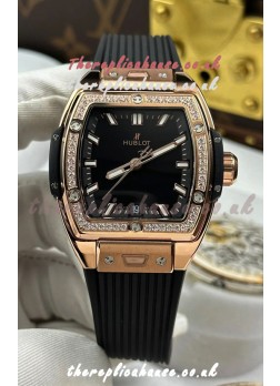 Hublot Spirit of Big Bang Rose Gold Black Dial 39MM Super Clone Watch 