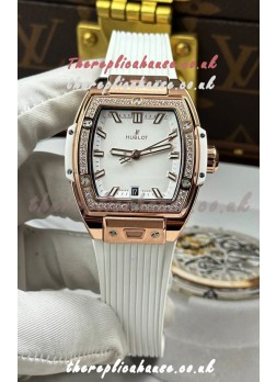 Hublot Spirit of Big Bang Rose Gold White Dial 39MM Super Clone Watch 
