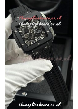 Hublot Square Bang Unico Black Magic Ceramic Super Clone Watch 