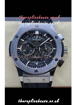 Hublot Classic Fusion Chronograph Stainless Steel Skeleton Super Clone Watch 