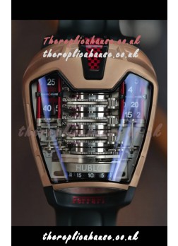 Hublot MP-05 La Ferrari DLC Coated Titanium Casing Hyper Clone Watch 