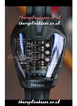 Hublot MP-05 La Ferrari Black Titanium Casing Hyper Clone Watch 