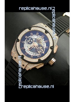 Hublot Big Bang King Power Skeleton Swiss Watch Diamonds Casing