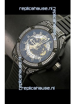 Hublot Big Bang King Power PVD Casing Watch with Diamonds