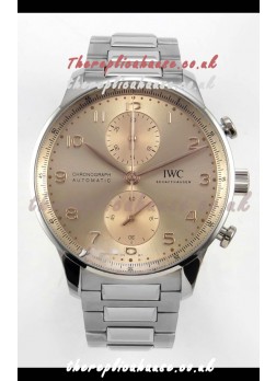 IWC Portuguese Chronograph Champange Dial Super Clone Watch 