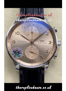 IWC Portuguese Chronograph Champange Dial Super Clone Watch 
