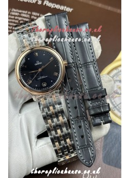 Omega De Ville Automatic 34MM Blue Dial Two Tone Case Super Clone Watch 