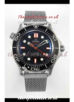 Omega Seamaster 300M Black/Orange Dial  Dual Strap Super Clone Watch 