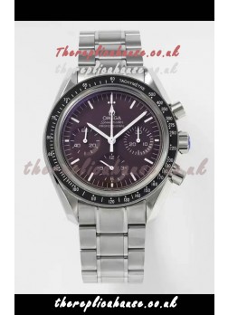 Omega Speedmaster Moonwatch Burgundy Dial 42MM Super Clone Watch